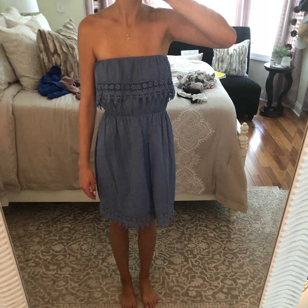 Cute periwinkle summer dress